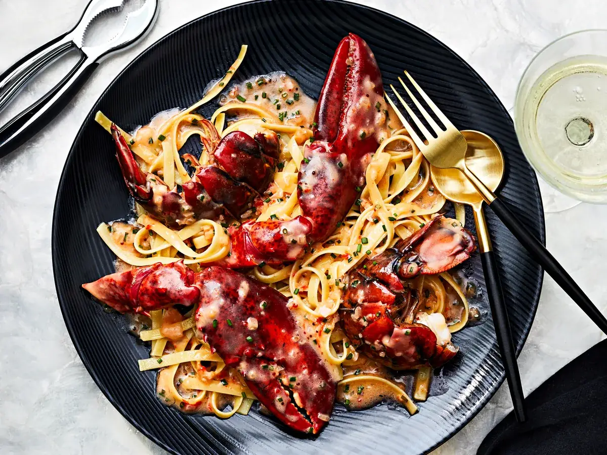 Pan-Roasted Lobster with Chive Beurre Blanc