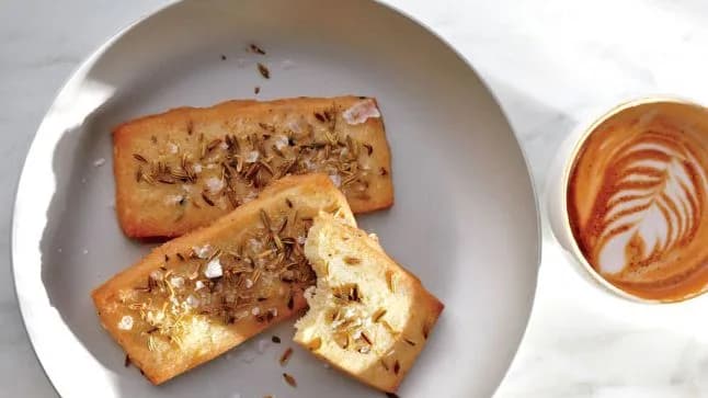 Parmesan Shortbread with Fennel and Sea Salt
