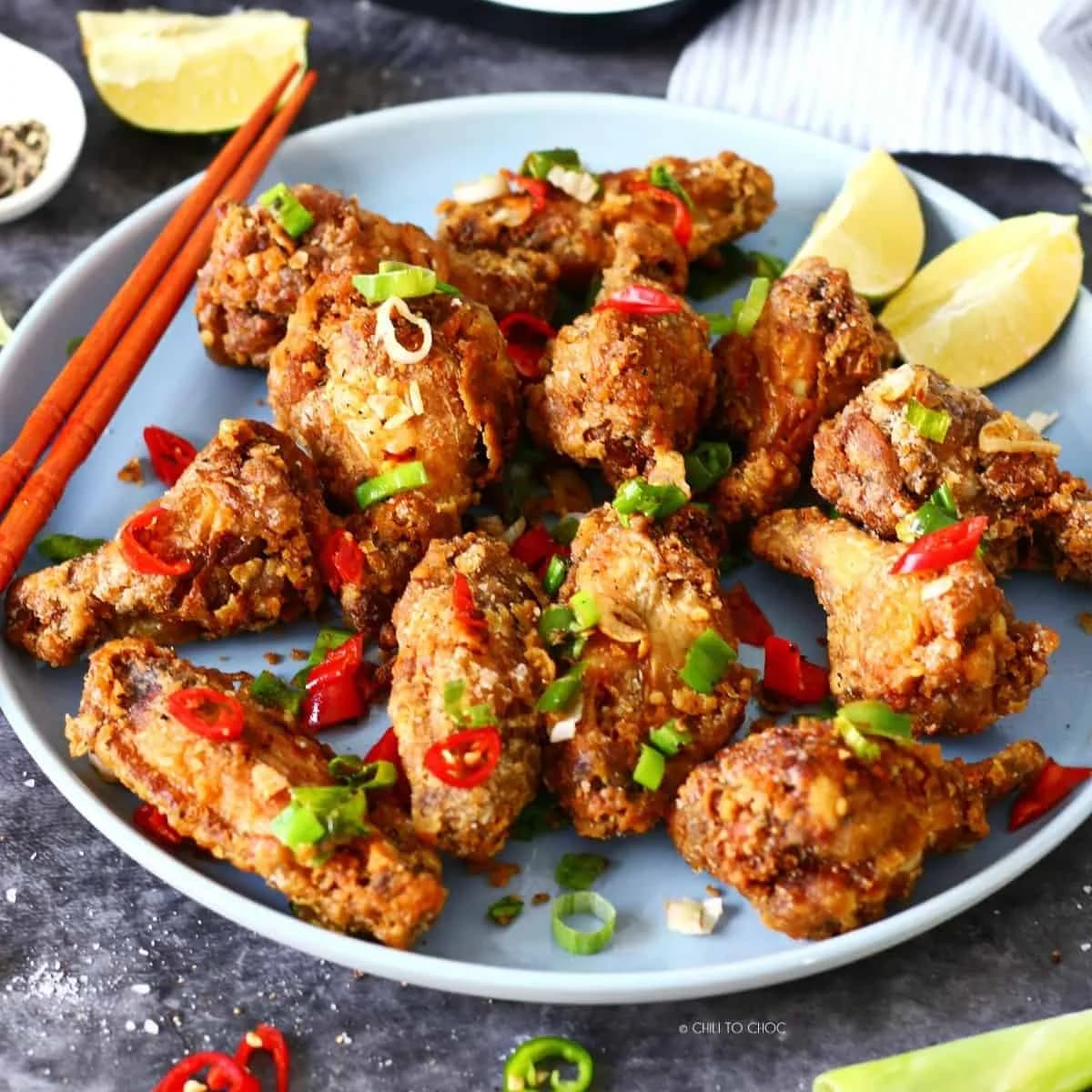 Pepper and Salt Chicken Wings
