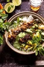 Peruvian Chicken with Creamy Green Sauce