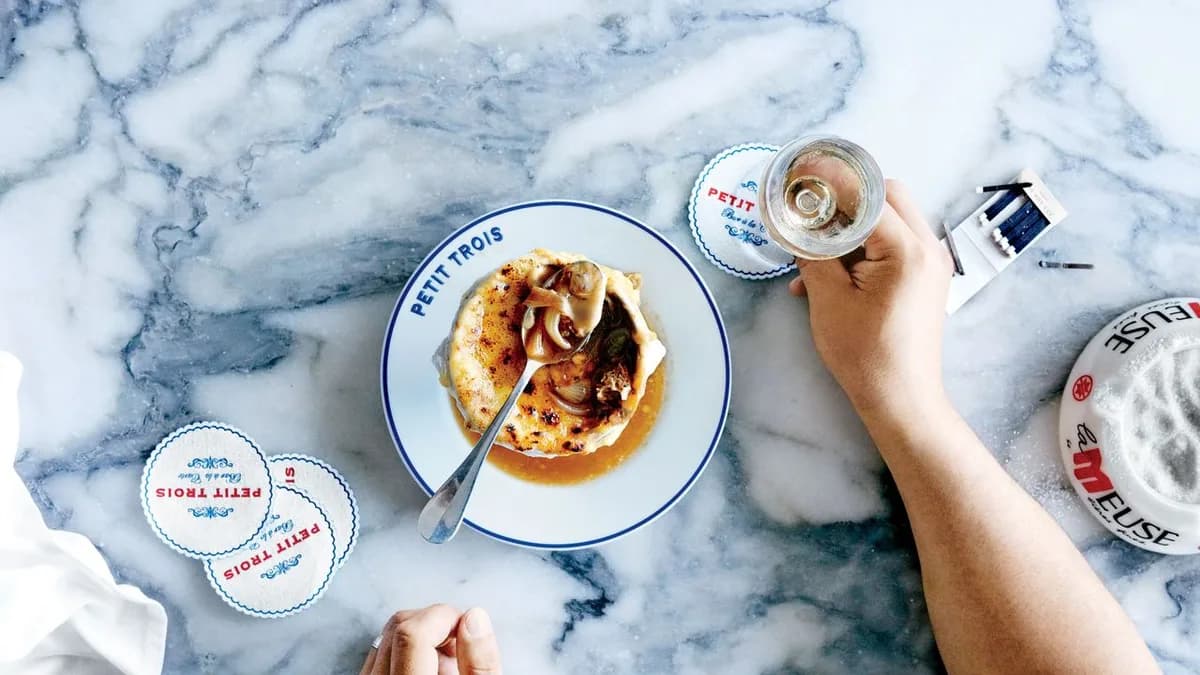 Petit Trois's French Onion Soup