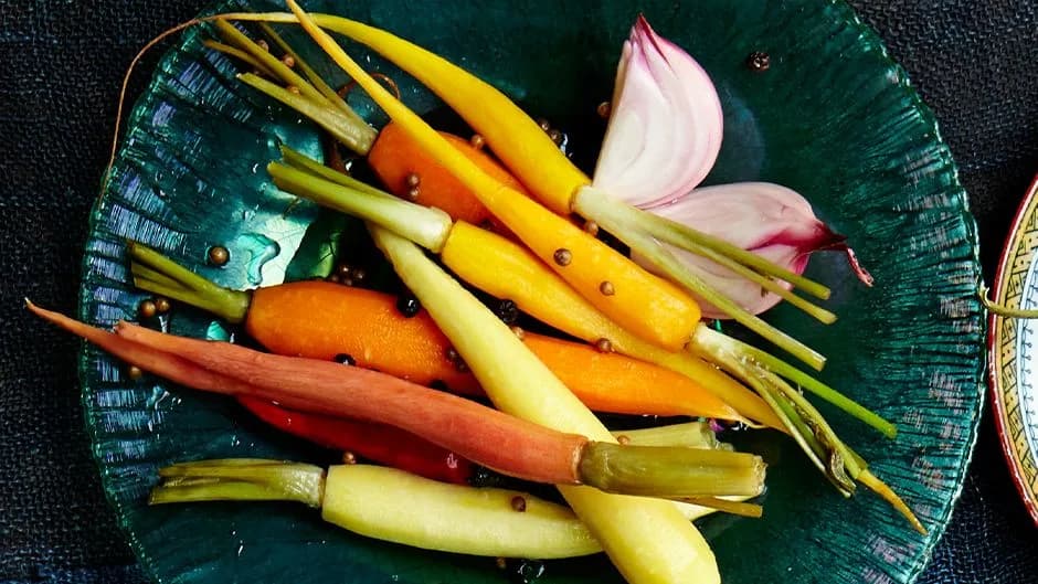 Pickled Carrots with Tarragon
