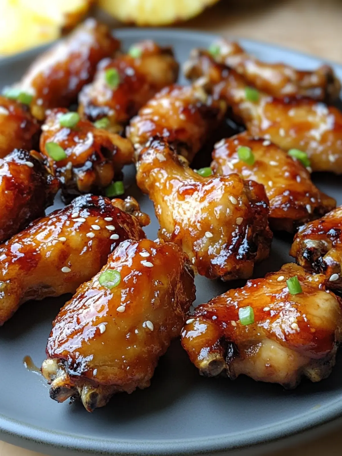 Pineapple-Teriyaki Chicken Wings