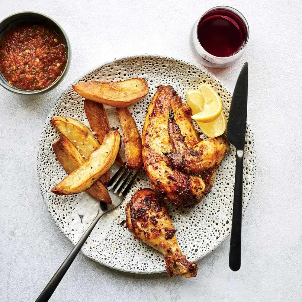 Piri Piri Chicken with Crispy Potatoes