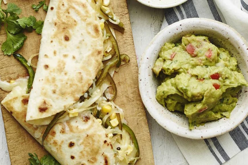 Poblano Corn Quesadillas
