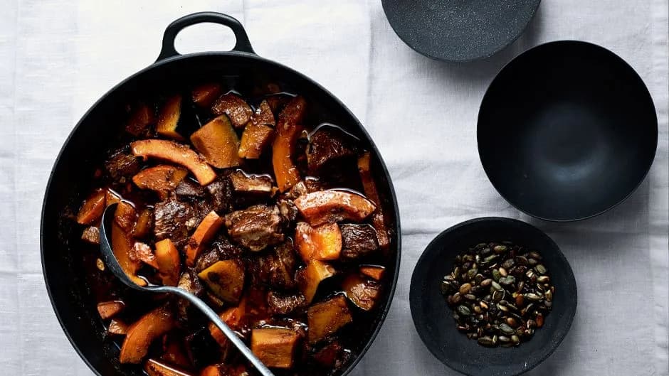 Pork and Squash Stew with Chiles