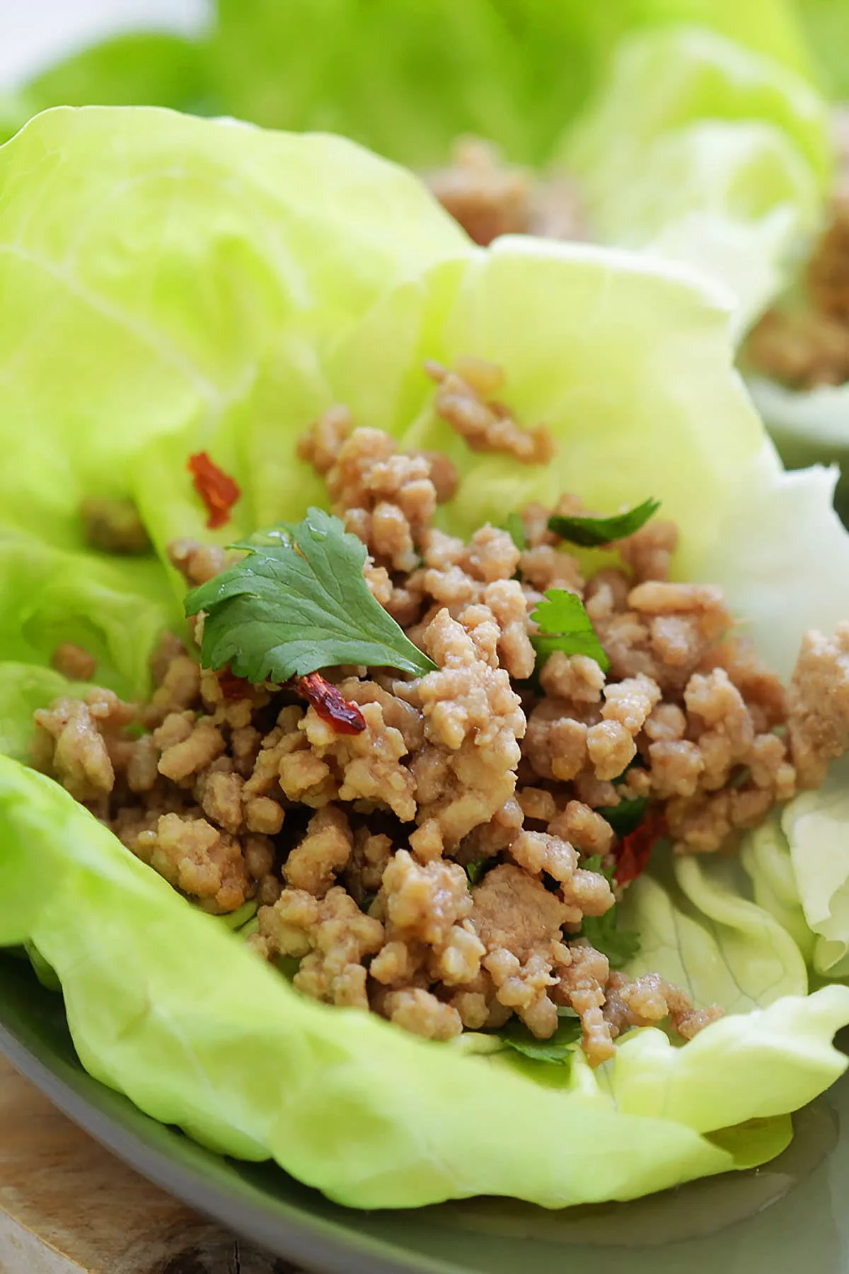 Pork Larb Lettuce Wrap Recipe