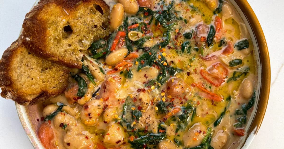 Quick & Creamy Butter Bean Bowl