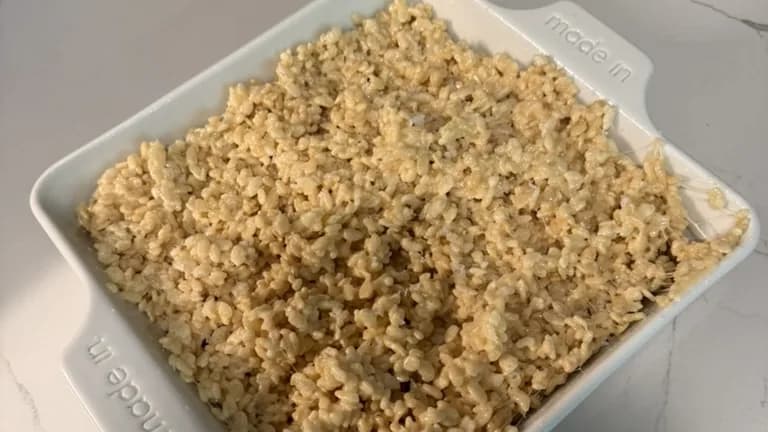 Rice Krispies Treats with Mexican Vanilla and Maldon