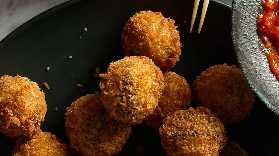 Ricotta and Sage Fried Meatballs