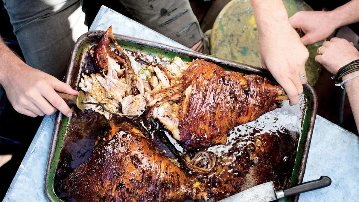 Roast Pork Shoulder with Star Anise and Soy Sauce