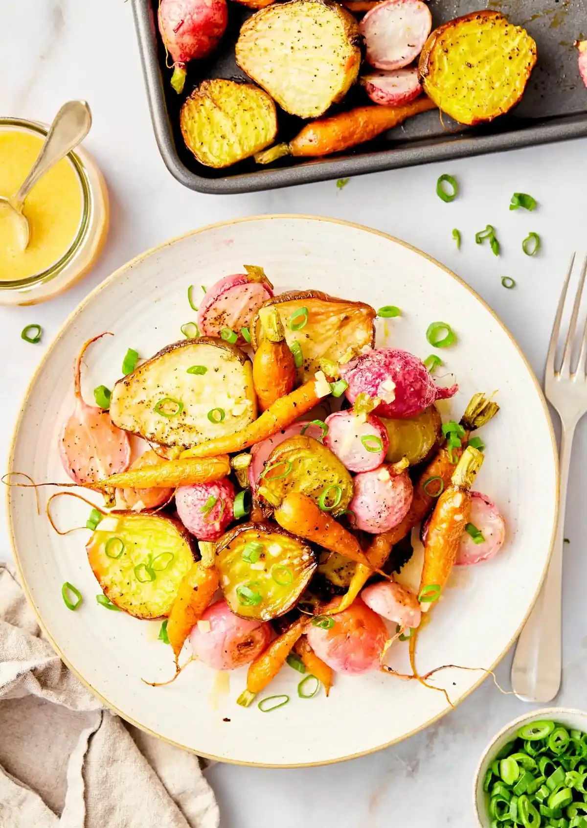 Roasted Root Vegetables with Miso Glaze