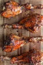 Roasted Turkey Legs with Herb Glaze