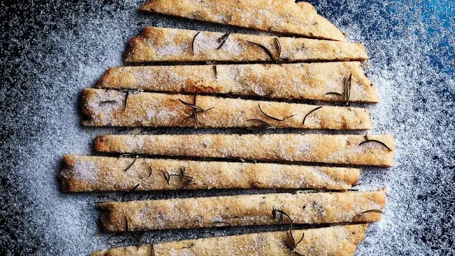 Rosemary and Toasted-Caraway Shortbread