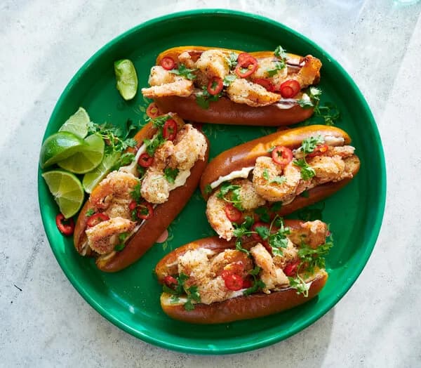 Salt and Pepper Shrimp Rolls
