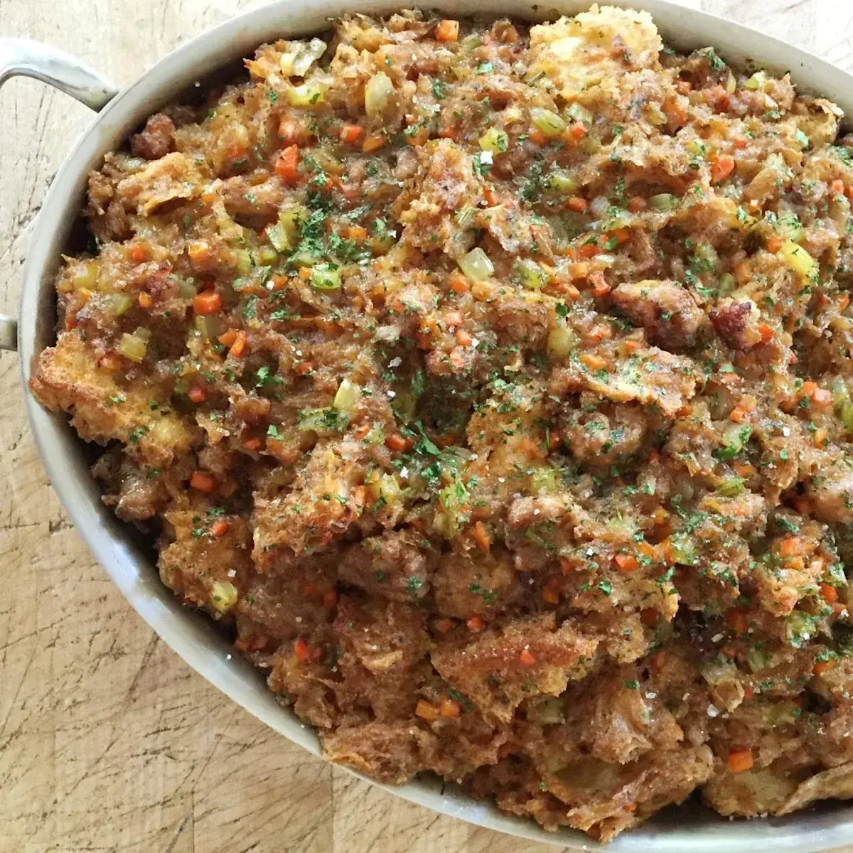 Sausage Stuffing Recipe From Thomas Keller’s Ad Hoc