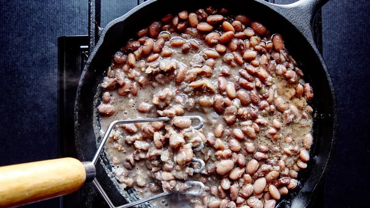 Schmaltz-Refried Pinto Beans