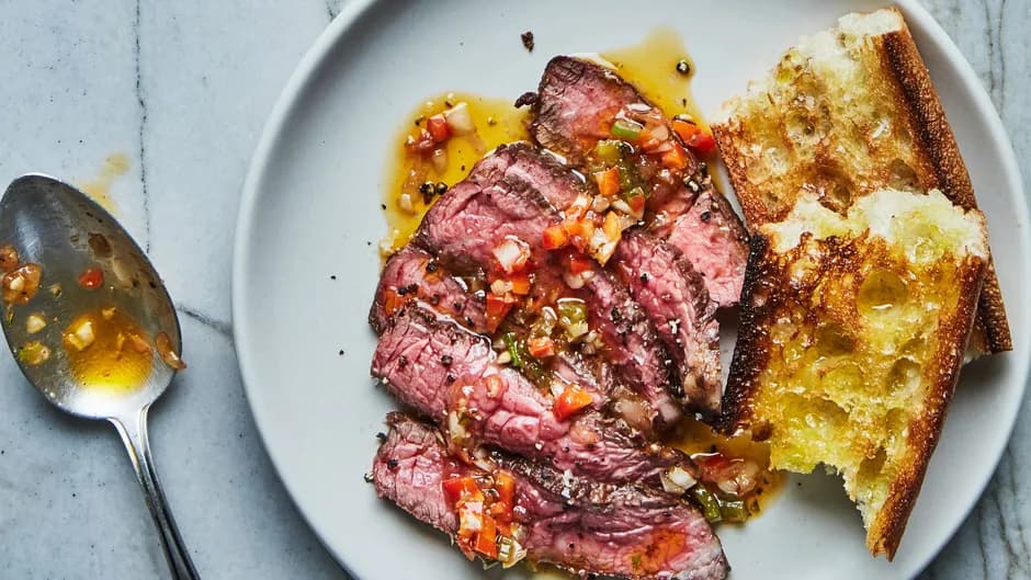 Seared Boneless Short Ribs with Salsa Criolla