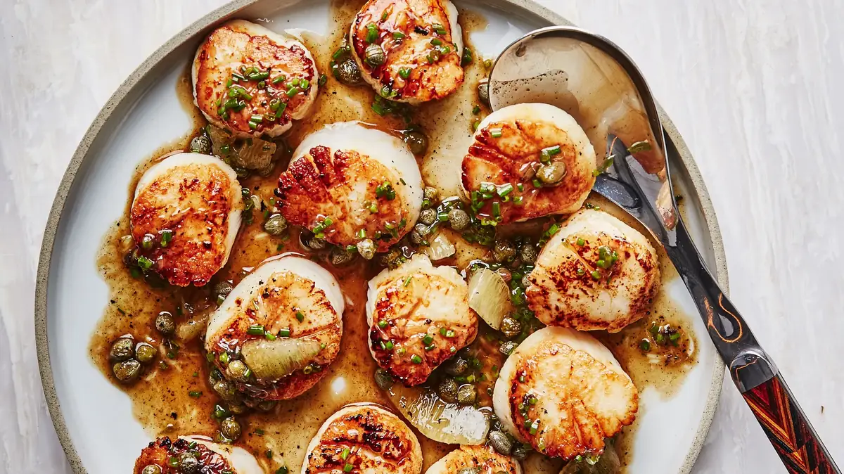 Seared Scallops with Brown Butter and Lemon Pan Sauce