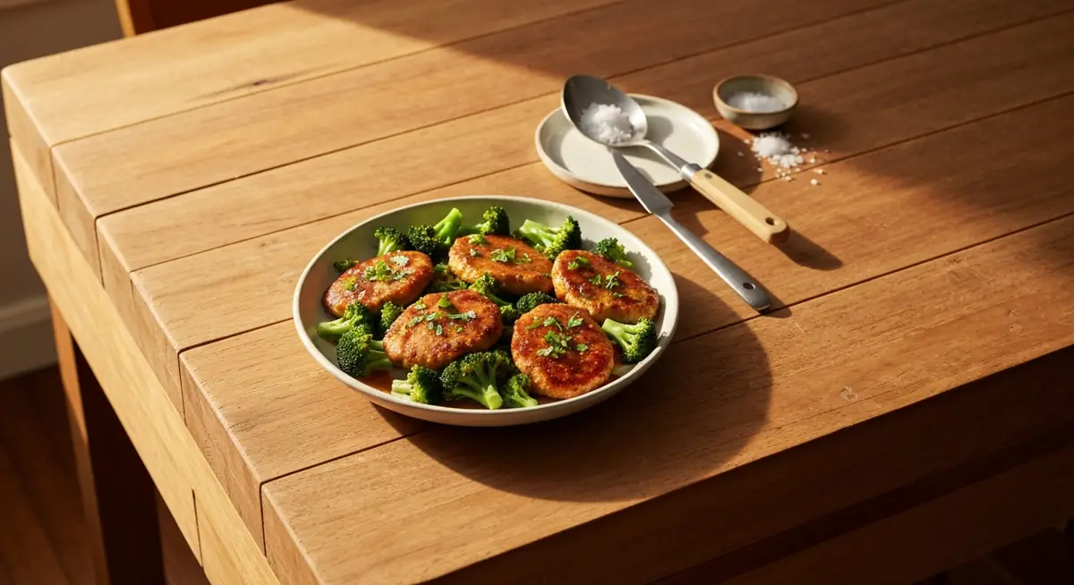 Sheet Pan Tso Cutlets & Broccoli