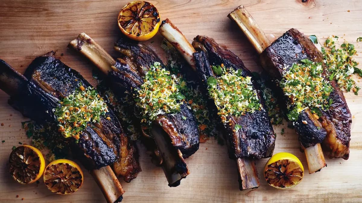 Slow-Cooked Short Ribs with Gremolata