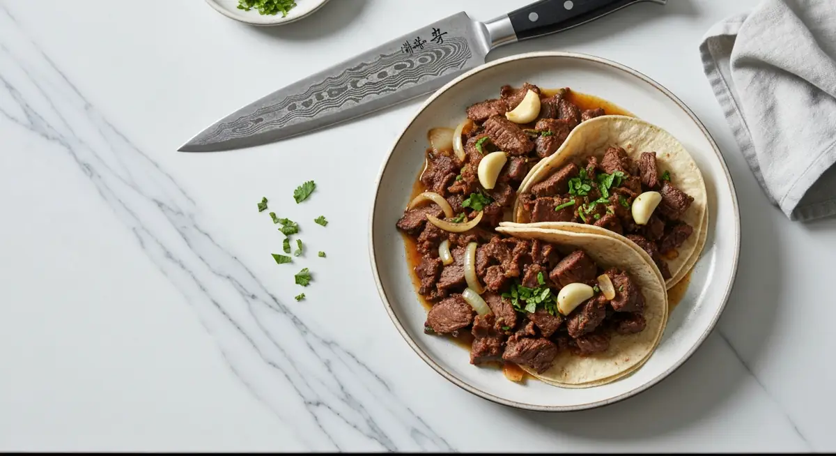 Slow Cooker Barbacoa Beef Tacos
