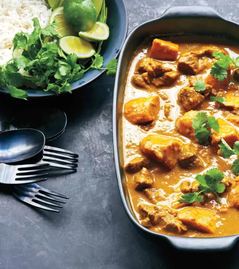 Slow Cooker Lamb & Sweet Potato Curry