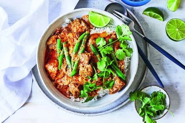 Slow Cooker Red Pork Curry