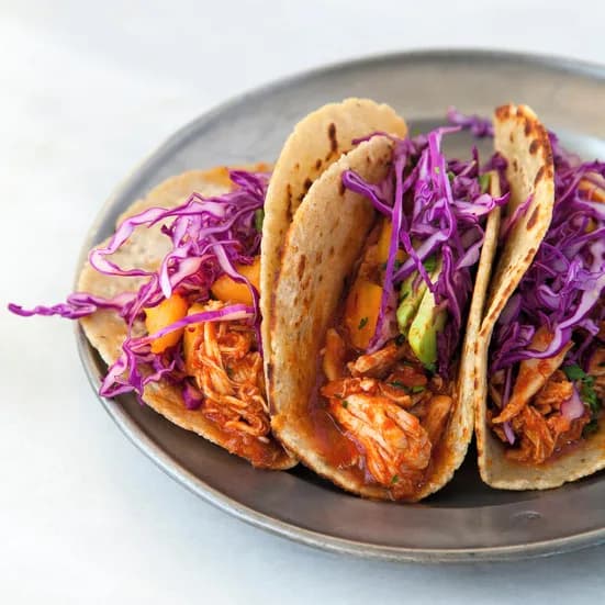 Slow Cooker Sweet Paprika Chicken Tacos
