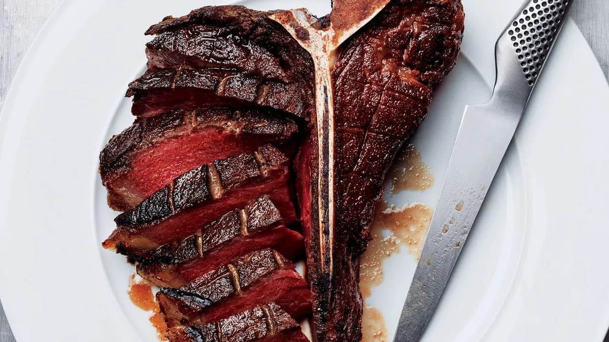 Slow-Roasted, Twice-Fried Porterhouse Steak