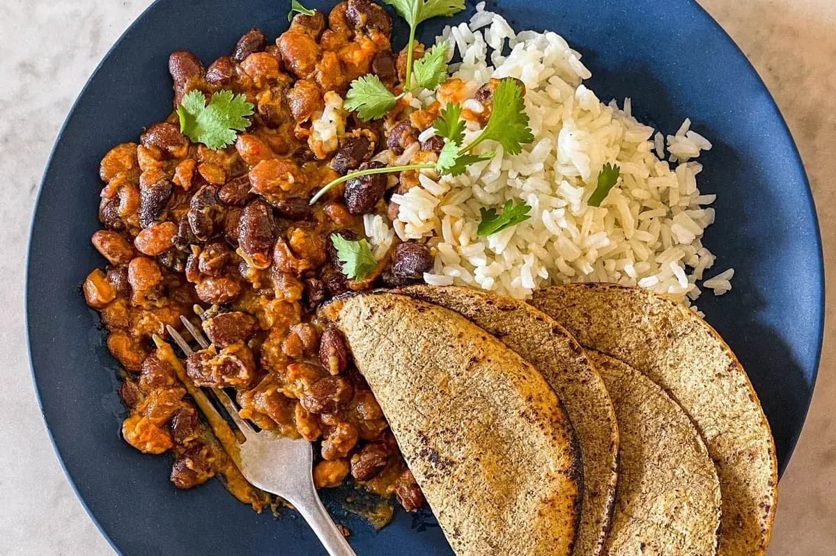 Smoky Simmered Beans with Sofrito