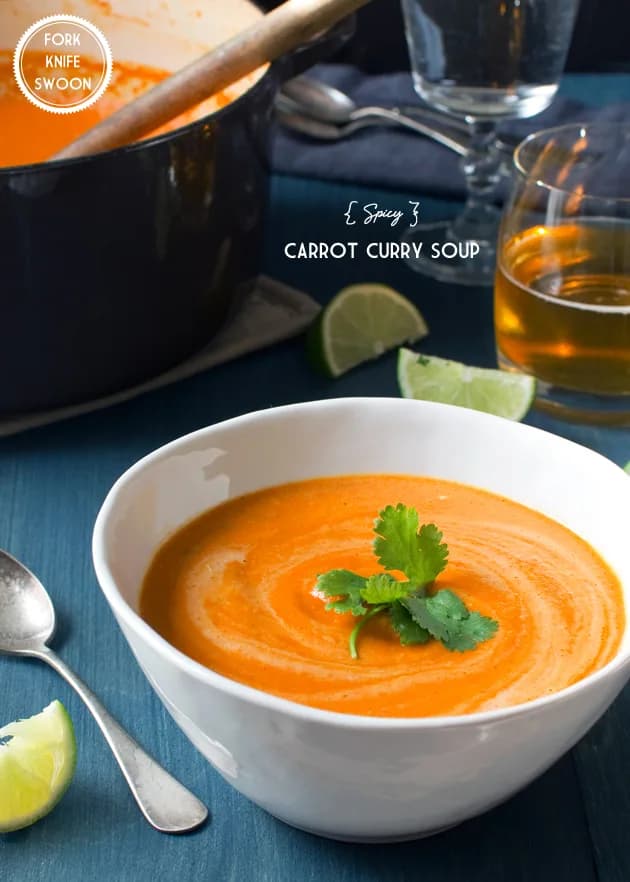 Spicy Carrot Curry Soup