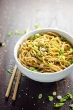 Spicy Sesame Garlic Noodles