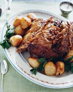 Standing Rib Roast with Roasted Potatoes