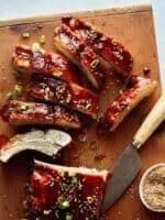 Sticky Hoisin Oven Baked Ribs