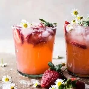 Strawberry Chamomile Paloma