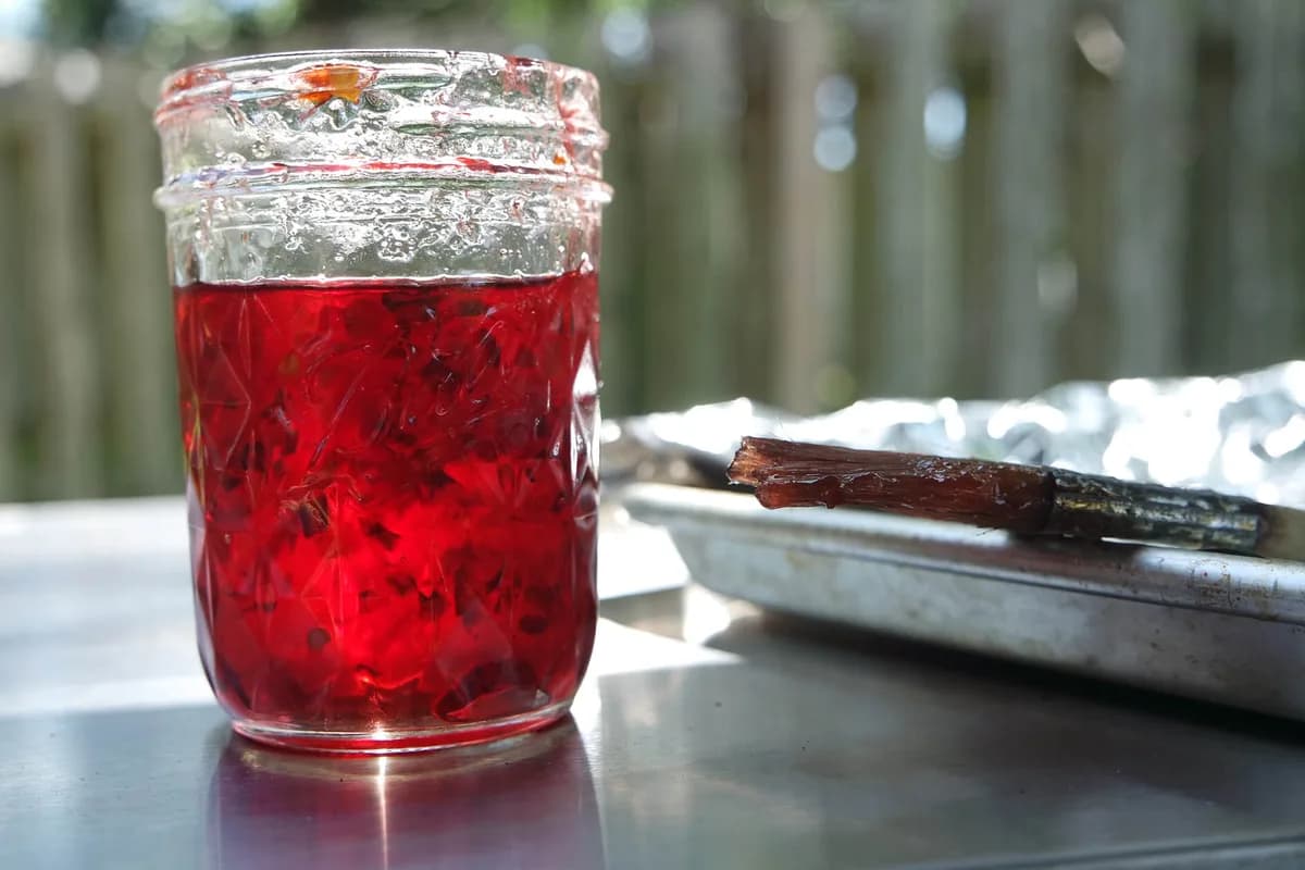 Sweet & Hot Hibiscus Pepper Jelly