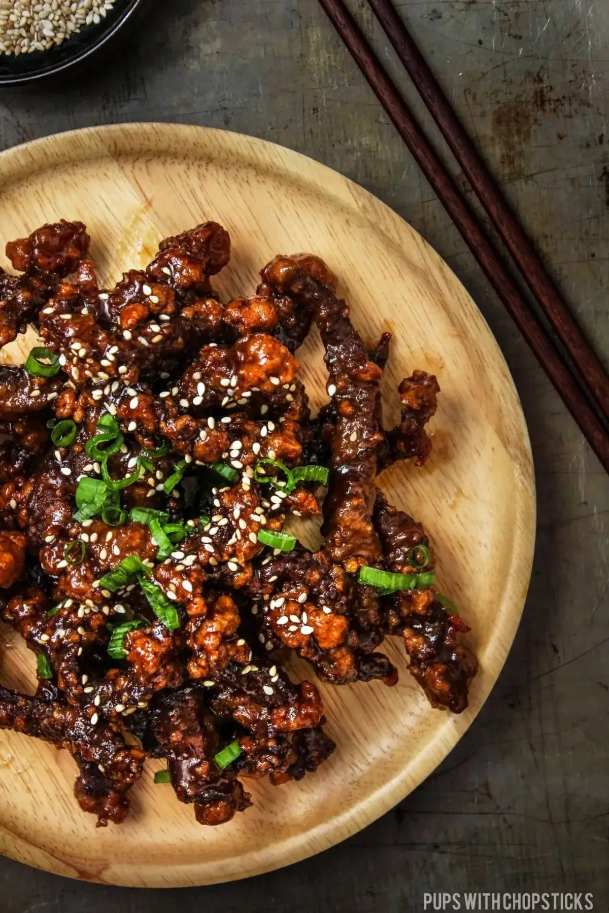 Sweet and Sticky Crispy Beef