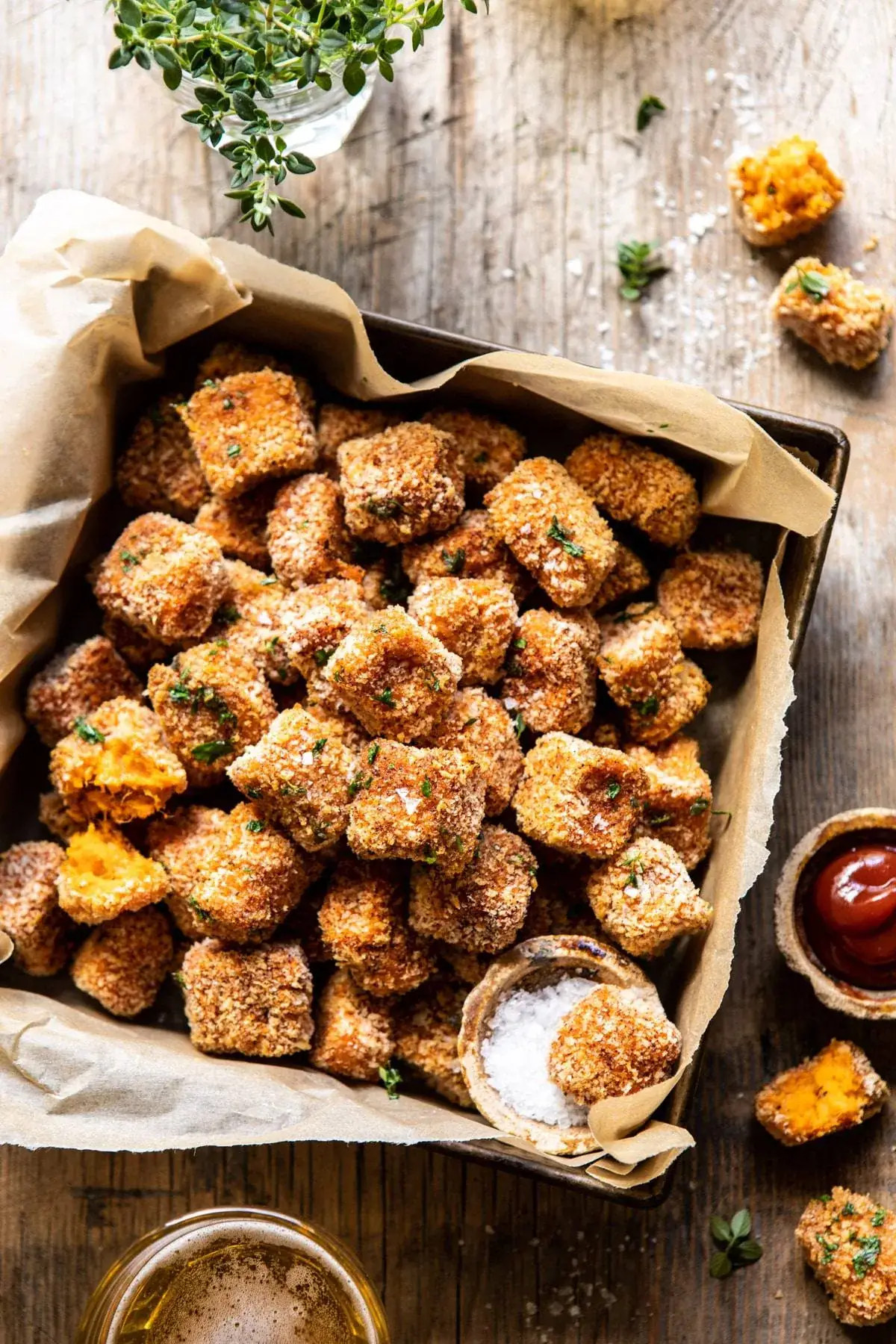 Sweet Potato Parmesan Tater Tots