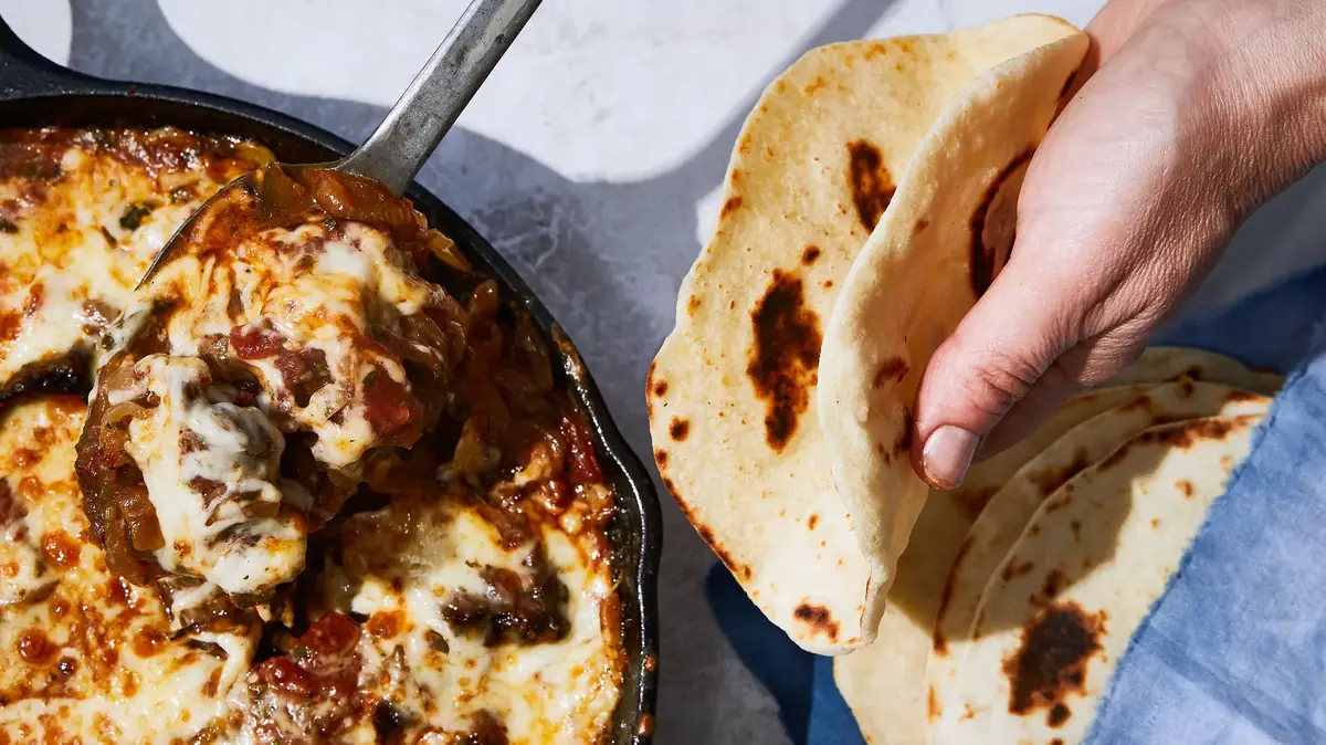 Taco Norteños with Bacon-Fat Flour Tortillas