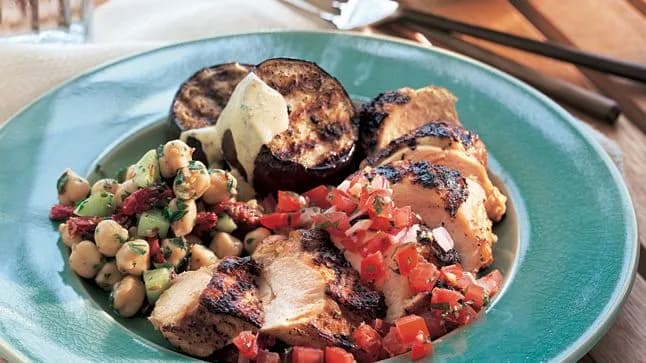 Tandoori-Spiced Chicken with Tomato-Ginger Chutney