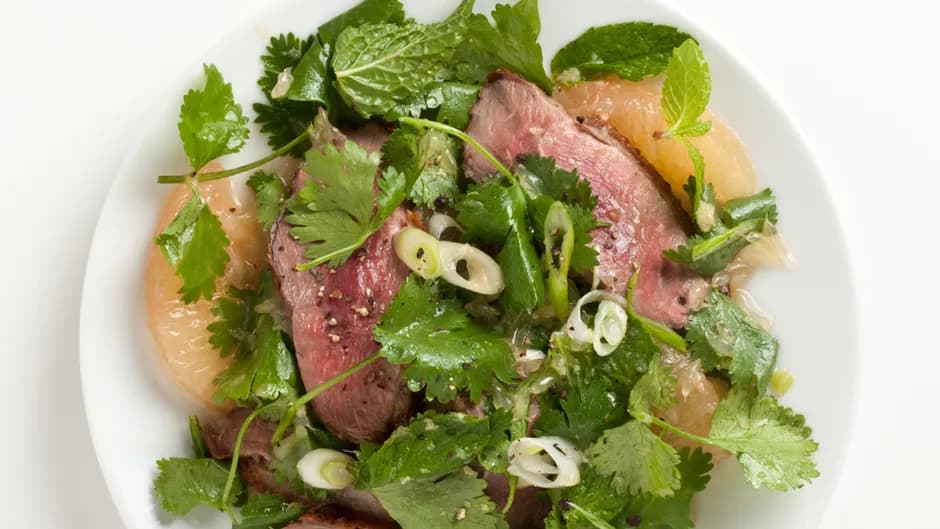 Thai Duck and Grapefruit Salad