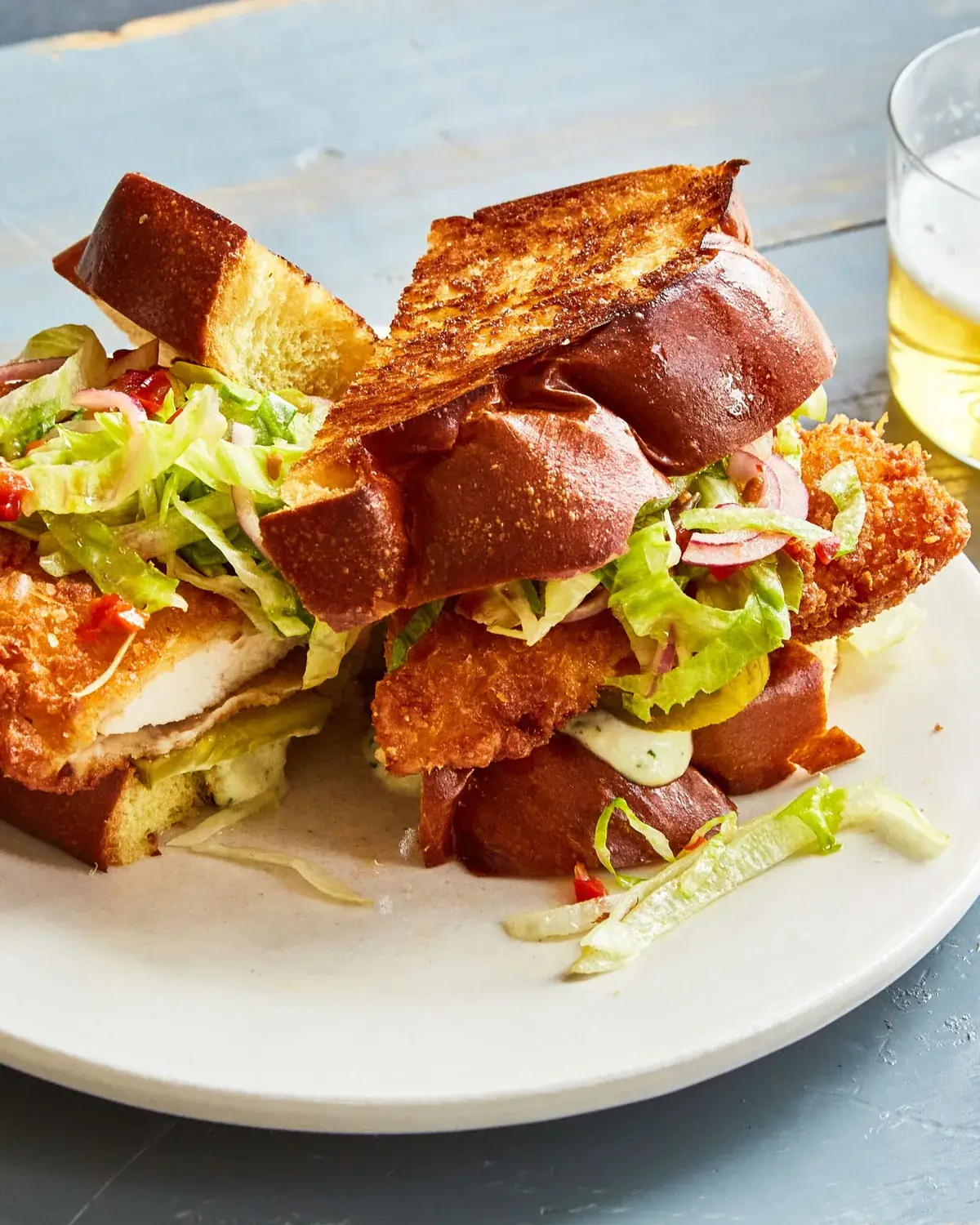 The Ultimate Chicken Schnitzel Sandwich