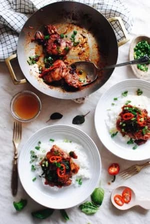 Three-Cup Thai Chicken