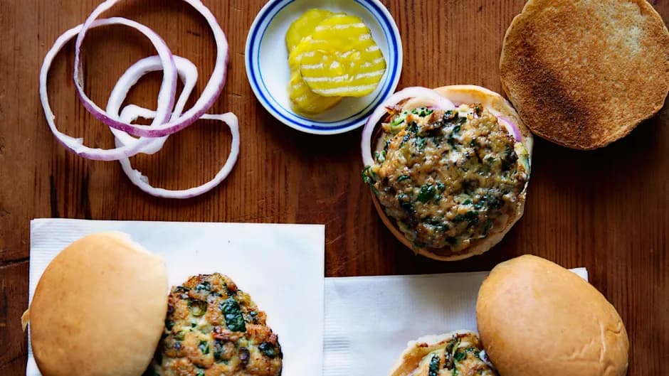 Turkey-Spinach Sliders