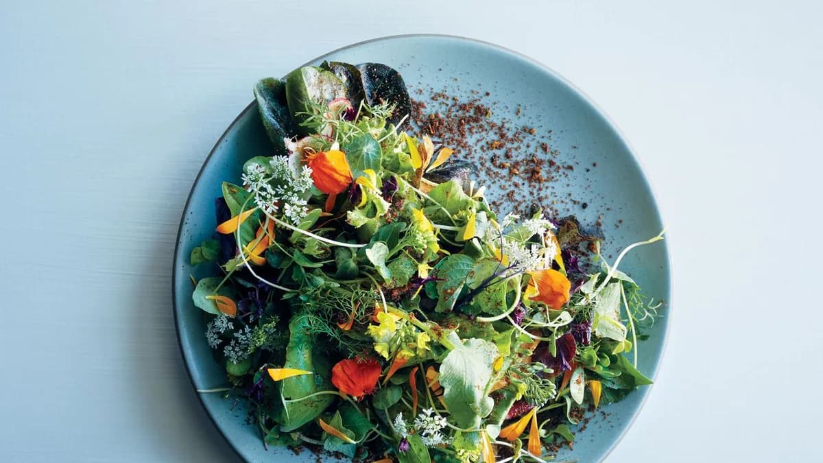Young Lettuces with Herbed Avocado