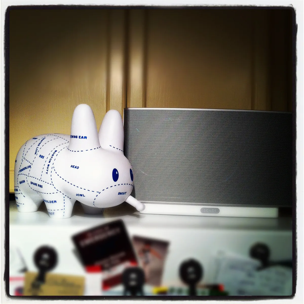 Me and my kitchen safety monitor + distractor