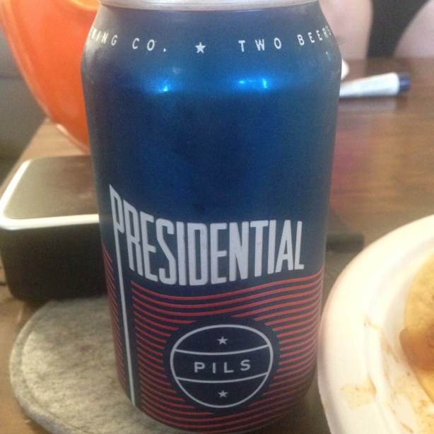 two beers brewing presidential pils